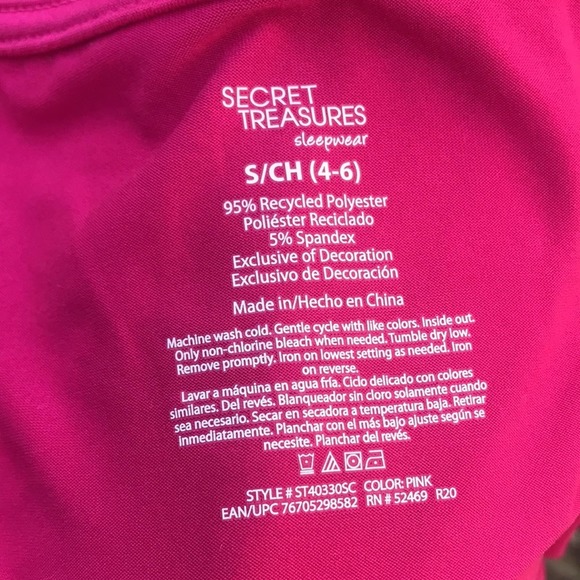 Secret treasures sheep walker pink sleep shirt size s - Picture 9 of 9